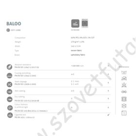 Kép 2/5 - Baloo bútoszövet adatlap